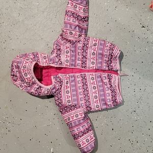 North face reversible jacket